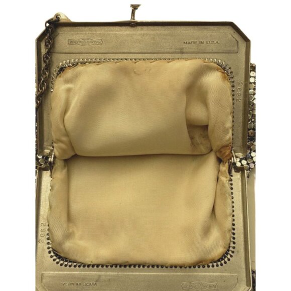 Vintage Whiting & Davis Silver Mini Mesh Evening Bag - Picture 4 of 8